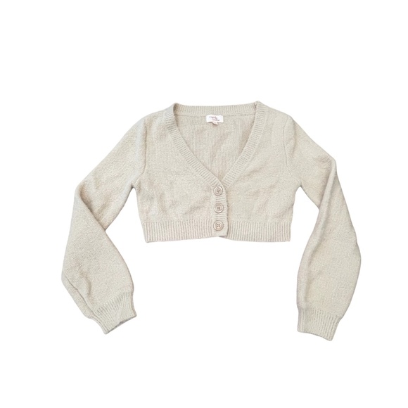 Camila Coelho Sweaters - Camila Coelho Toni Cardigan Cropped Button Knit